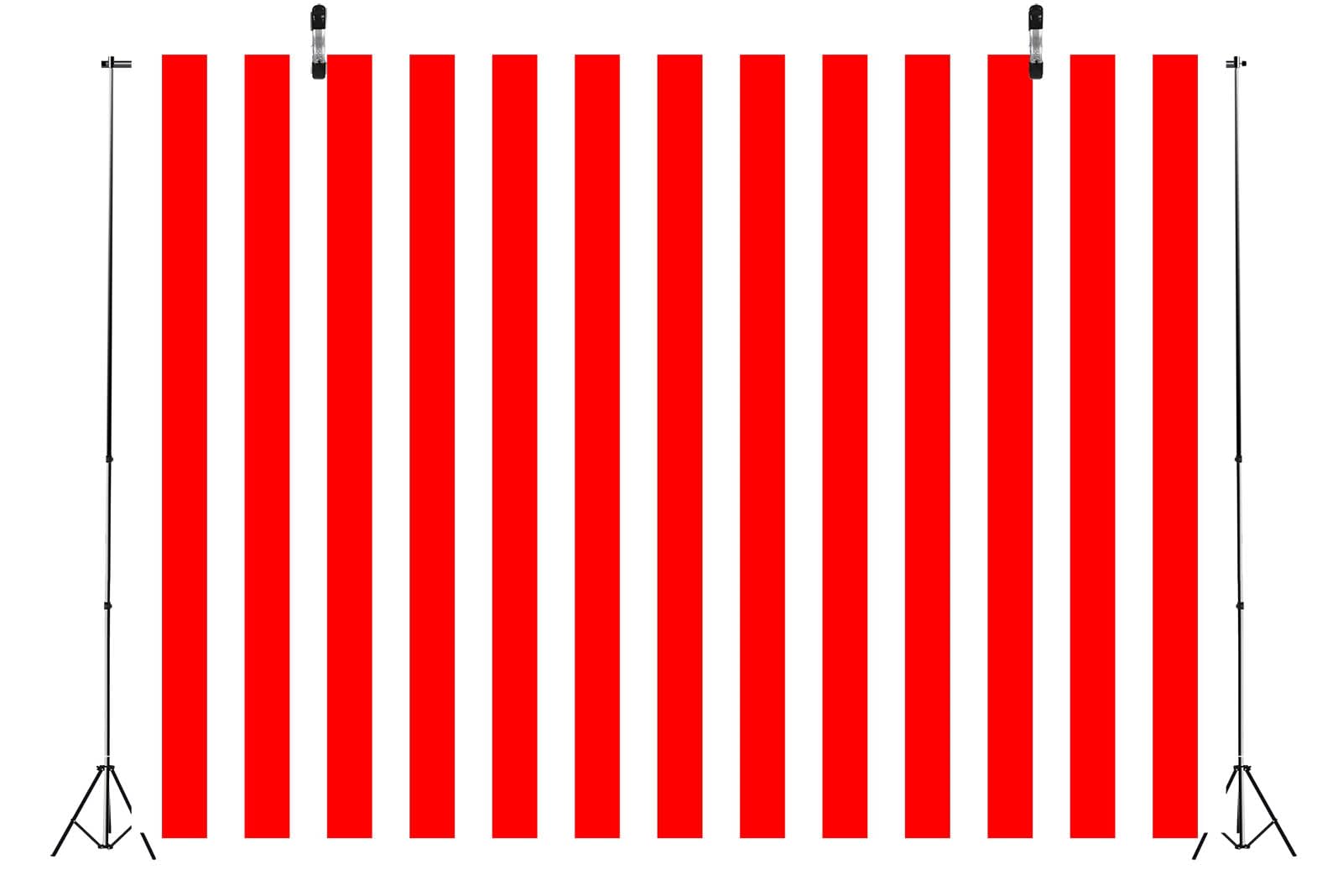 Amazon.com: CORFOTO Red and White Vertical Stripes Backdrop Fabric